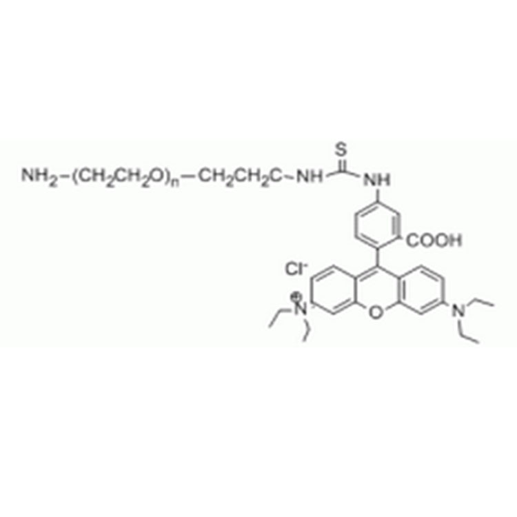 Rhodamine B-PEG-amine，RB-PEG-NH2，MW：2000